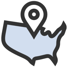 USA Map Icon
